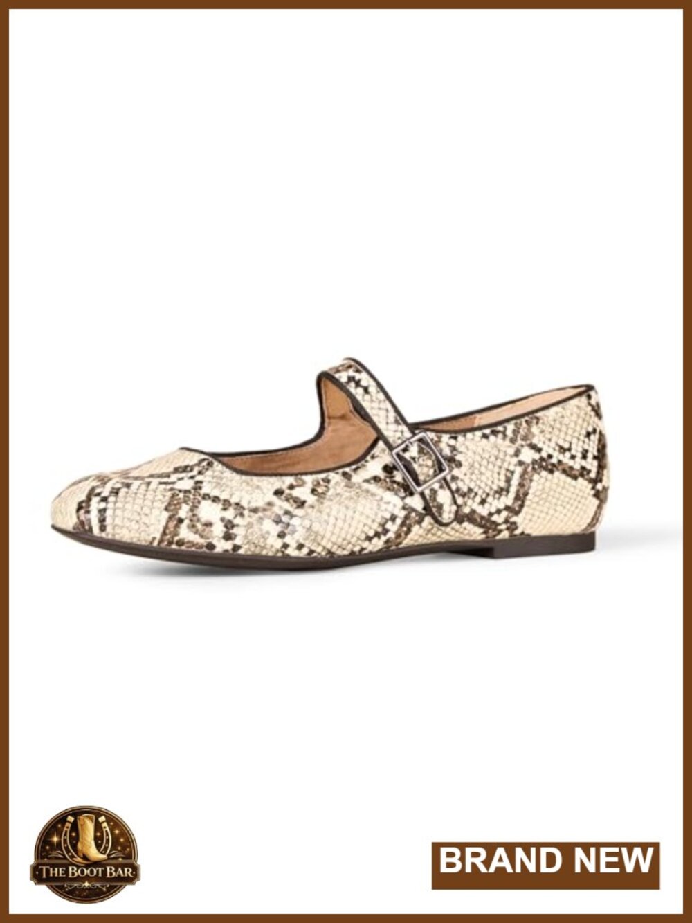 Faux Suede Mary Jane Ballet Flat Square Toe Adjustable Buckle Cushioned